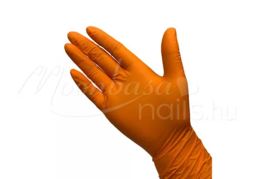 Nitrilhandschuhe 100 Stück Größe XS  Orange