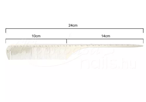 Styling Kamm mit Kunststoffnadeln, antistatisch  #J 05 Weiß