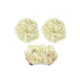 Gummiband Zopf  #A302Q5 613 Strohblond