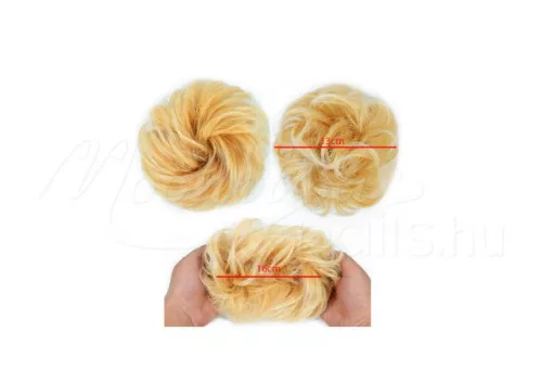 Gummiknoten/Zopf  #A302Q5 144T613goldblond