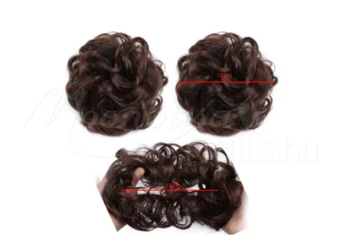 Gummiband Zopf  #A302Q5 33 Kastanienbraun