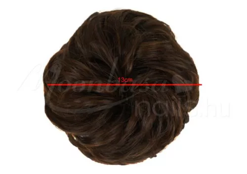 Gummiband Zopf  #A302Q5 M2/30 Braun