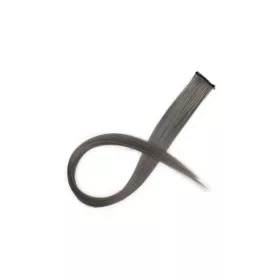 Farbige Haarsträhnen – glatt 60 cm  Grau