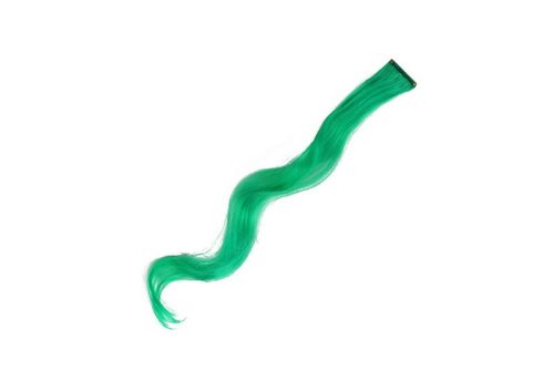 Színes póthaj tincsek-hullámos 60cm  Zöld