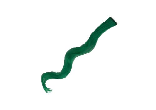 Színes póthaj tincsek-hullámos 60cm  Sötétzöld