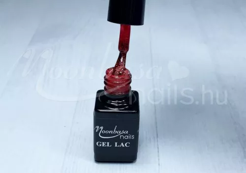 One Step Gellack 5ml #355glitzerndes Bordeauxrot