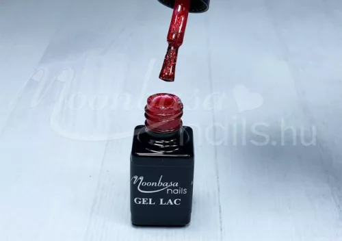 One Step Gellack 5ml #355glitzerndes Bordeauxrot