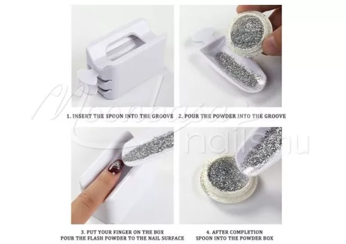 Glitzerstaub Auffangbehälter   