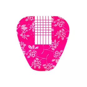   40 Stück Kunstnagel Schablonen 10 Stück Geschenk Schablonen  #008 rosa