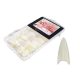 Nail tip box 100 db #002-N Stiletto - natúr