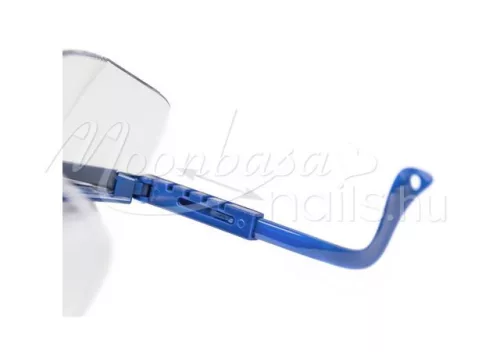 Schutzbrille mit blauem Rahmen   