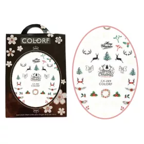 Selbstklebende Nagelsticker  CA 089 Winterliche Muster