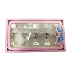 Moonbasanails magnetischer Halter für Ziertipps   Silber