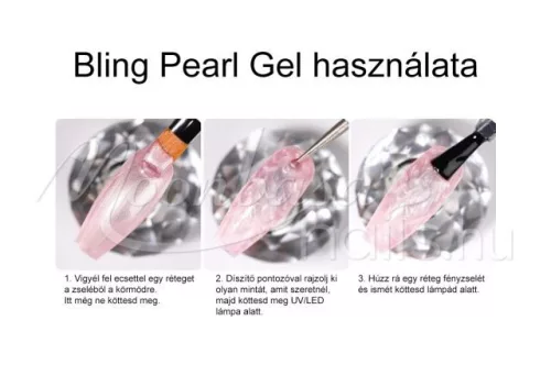 Bling Pearl Gel 5g #008 Dunkelgrau