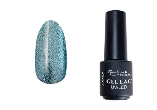 3step géllakk 4ml #216 Csillámos óceánkék
