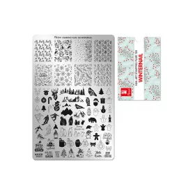Stempelplatte – Moyra  #128 Winternail