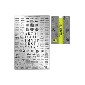 Stempelplatte – Moyra  #129 Word Up