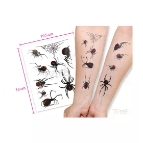 Tattoo Aufkleber  SC 847 Spinnen