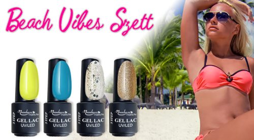 Beach vibes 3step gél lakk szett   